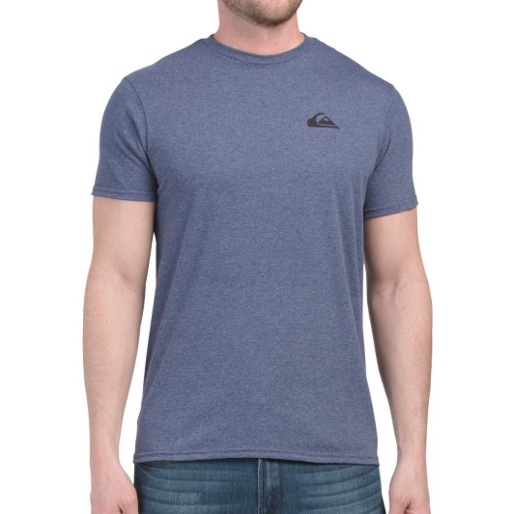 New Quiksilver Everyday s/s Tee S Heather Blue